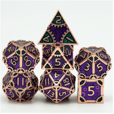 SteamPunk: Evil Queen - Metal RPG Dice Set Metal Dice Foam Brain Games