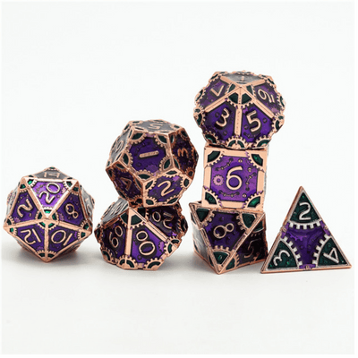 SteamPunk: Evil Queen - Metal RPG Dice Set Metal Dice Foam Brain Games