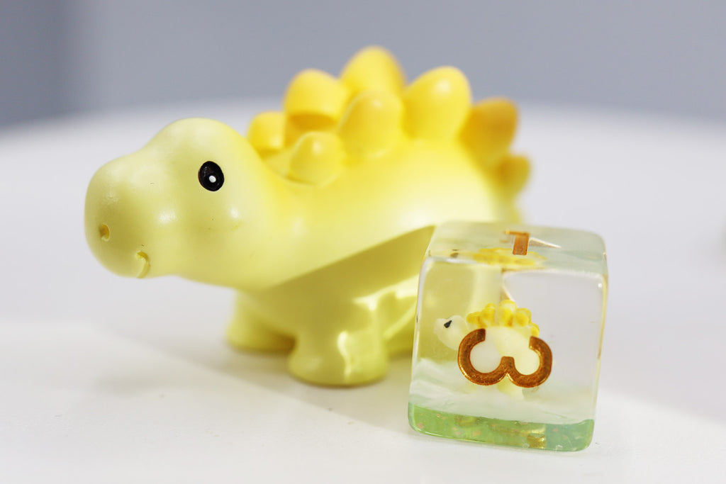 Stegosaurus RPG Dice Set Plastic Dice Foam Brain Games