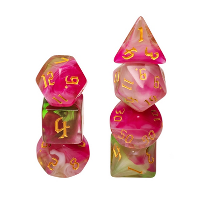 Superbloom RPG Dice Set Plastic Dice Foam Brain Games