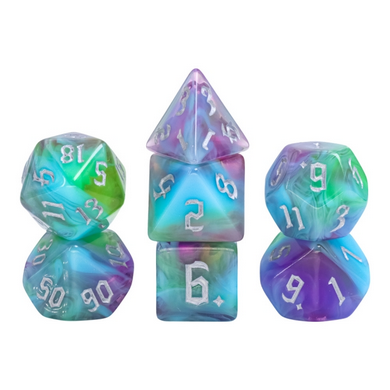 Trails RPG Dice Set Plastic Dice Foam Brain Games