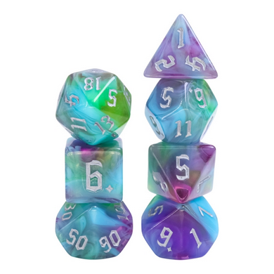 Trails RPG Dice Set Plastic Dice Foam Brain Games