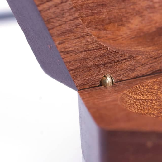 Tree of Life - Sapele Wood Dice Box (Hexagonal) Dice Box Foam Brain Games