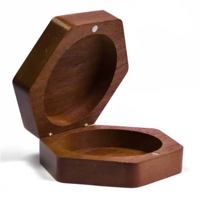 Tree of Life - Sapele Wood Dice Box (Hexagonal) Dice Box Foam Brain Games
