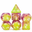 Twilight Elemental RPG Dice Set Plastic Dice Foam Brain Games