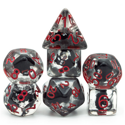 Vampire Bats RPG Dice Plastic Dice Foam Brain Games