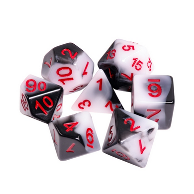 Warrior RPG Dice Set Plastic Dice Foam Brain Games