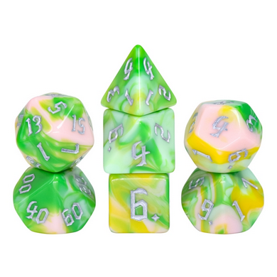 Weeping Willow RPG Dice Set Plastic Dice Foam Brain Games