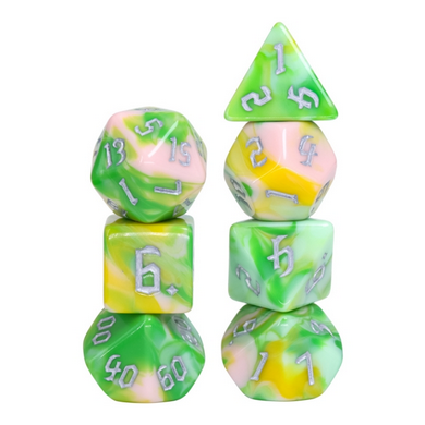 Weeping Willow RPG Dice Set Plastic Dice Foam Brain Games