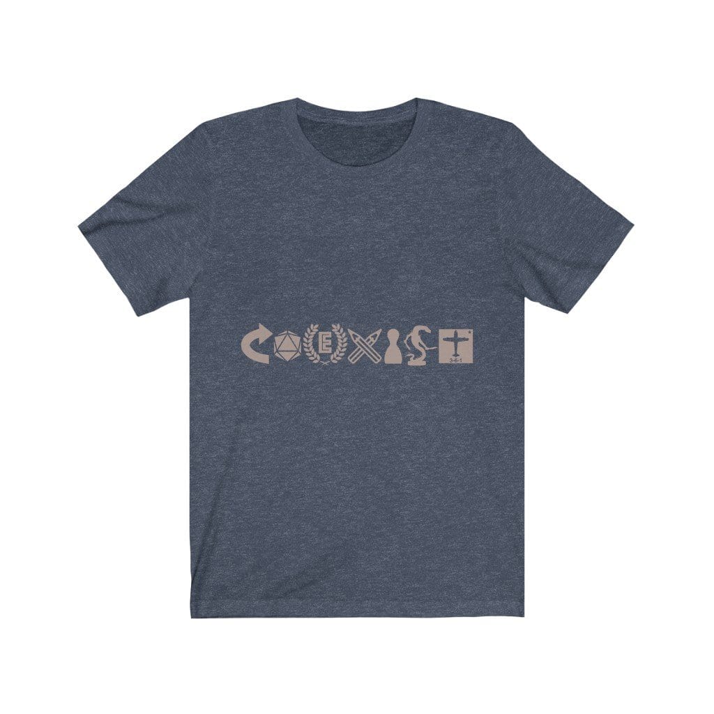 Coexist Tee Shirt T-Shirt Printify