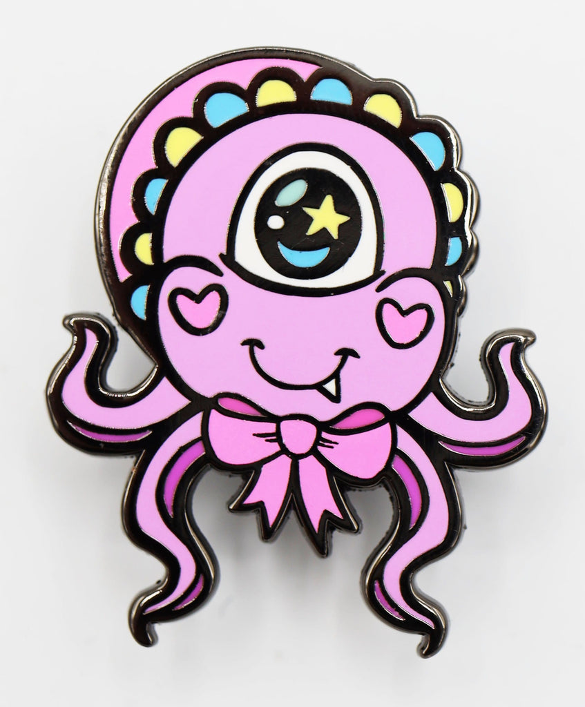 Baby Monster Pin - Eye Monster Enamel Pin Foam Brain Games