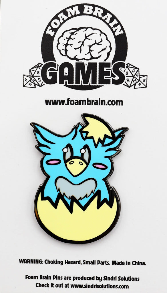 Baby Monster Pin - HippoGriff Enamel Pin Foam Brain Games