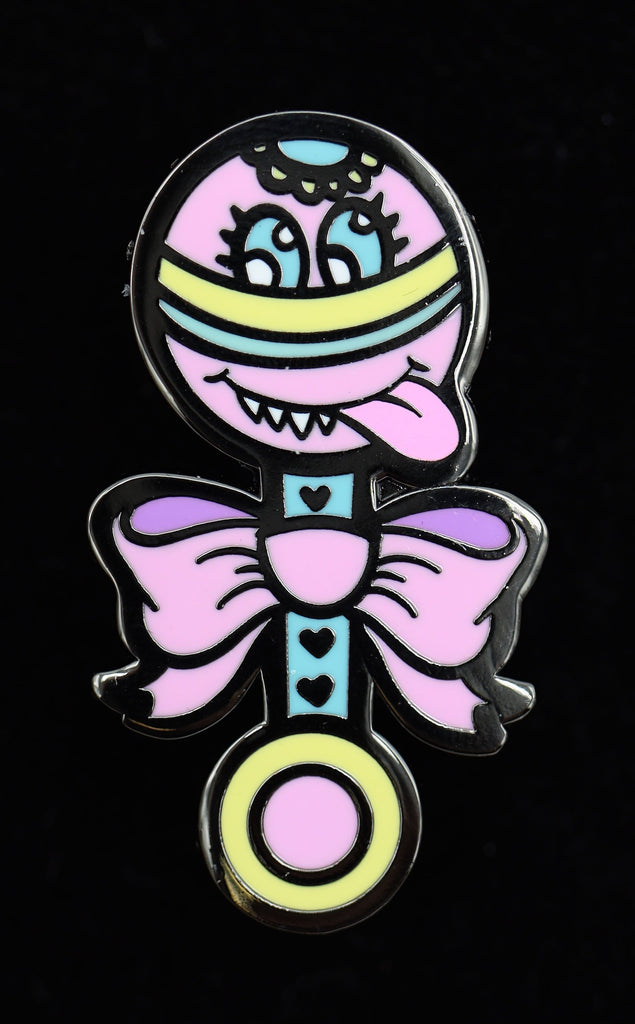 Baby Monster Pin - Mimic Enamel Pin Foam Brain Games