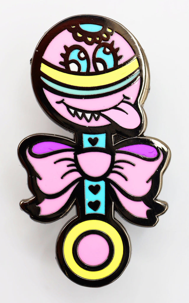 Baby Monster Pin - Mimic Enamel Pin Foam Brain Games