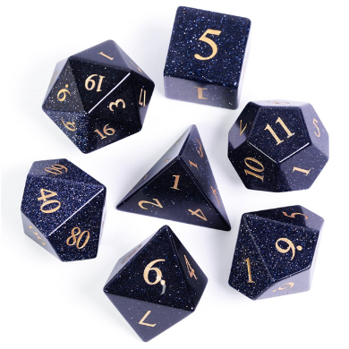 Blue goldstone best sale dice