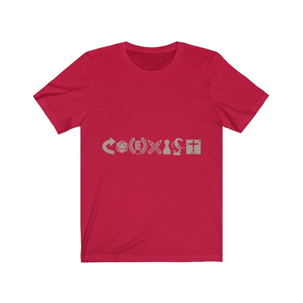 Coexist Tee Shirt T-Shirt Printify
