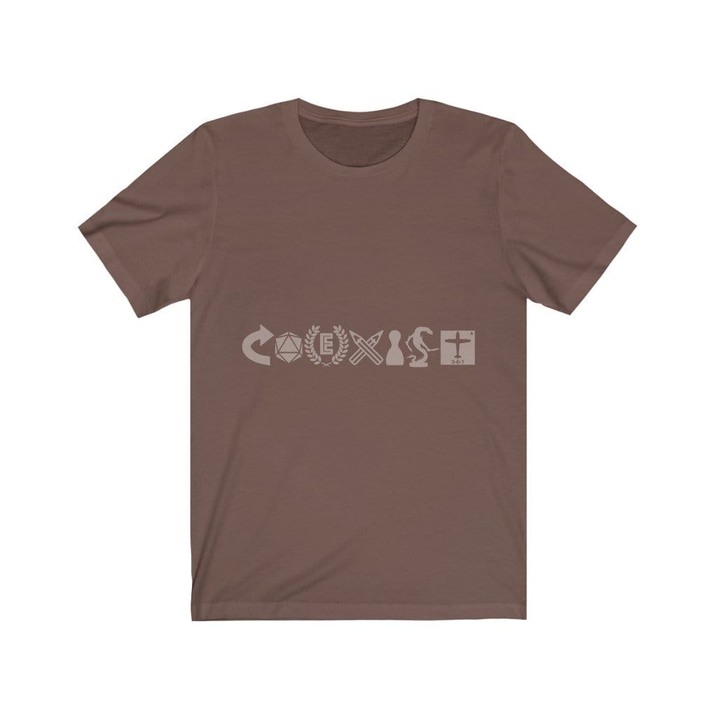 Coexist Tee Shirt T-Shirt Printify