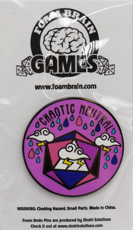 Pride Flag Alignment Pin: Genderfluid Enamel Pin Foam Brain Games