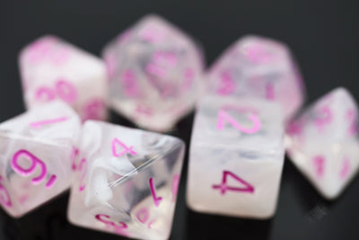 Cloudy Passion RPG Dice Set Plastic Dice Foam Brain Games