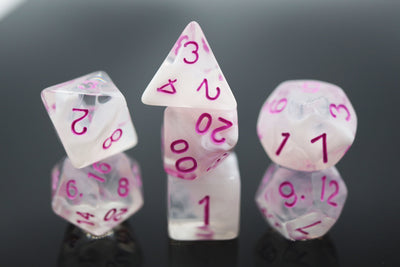 Cloudy Passion RPG Dice Set Plastic Dice Foam Brain Games