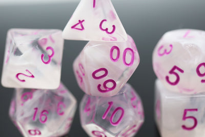Cloudy Passion RPG Dice Set Plastic Dice Foam Brain Games