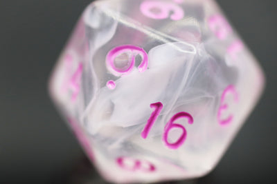 Cloudy Passion RPG Dice Set Plastic Dice Foam Brain Games