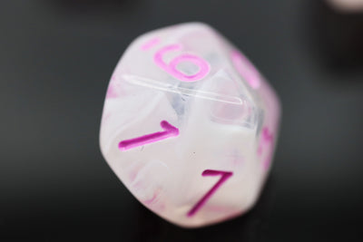 Cloudy Passion RPG Dice Set Plastic Dice Foam Brain Games