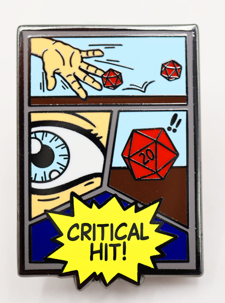 Pin Bazaar: Comic Panel Pin (Awesome Con 2021) Enamel Pin Foam Brain Games