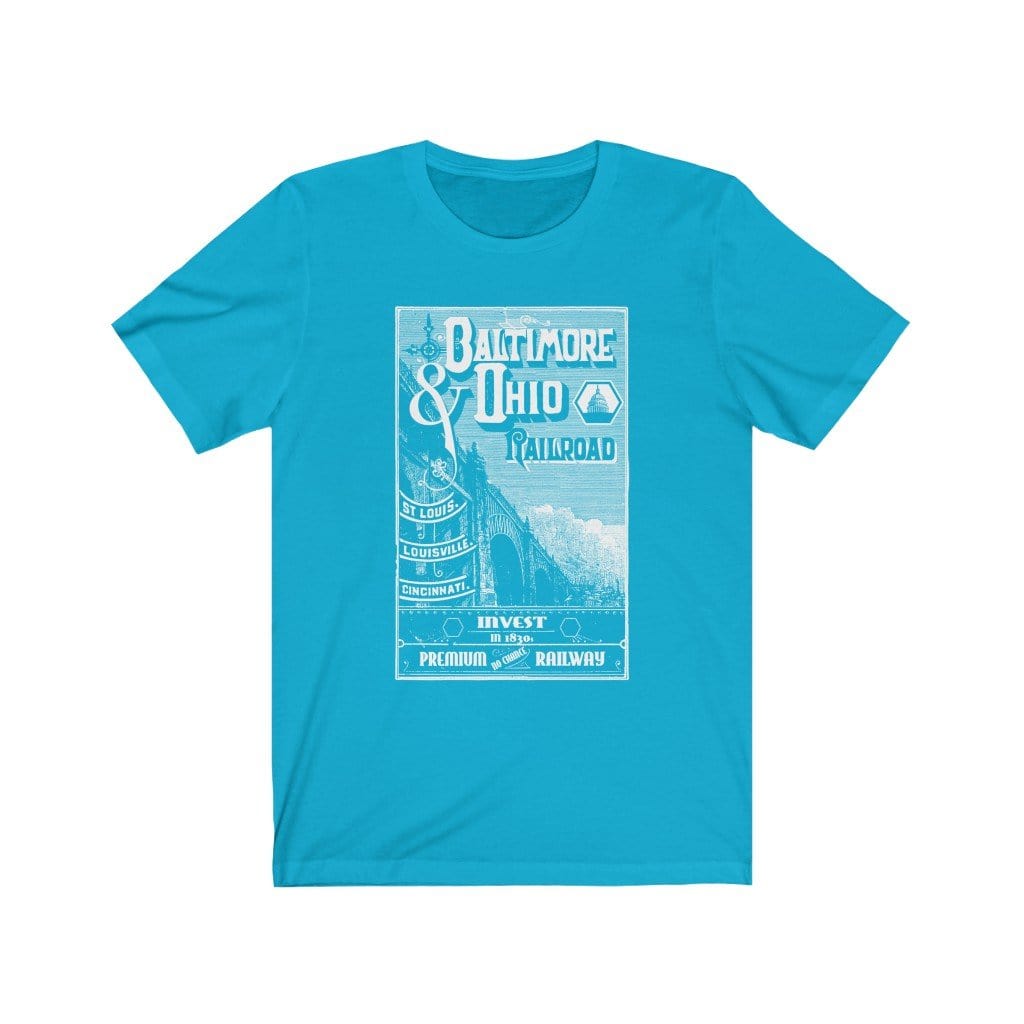 B&O Railroads Tee Shirt T-Shirt Printify