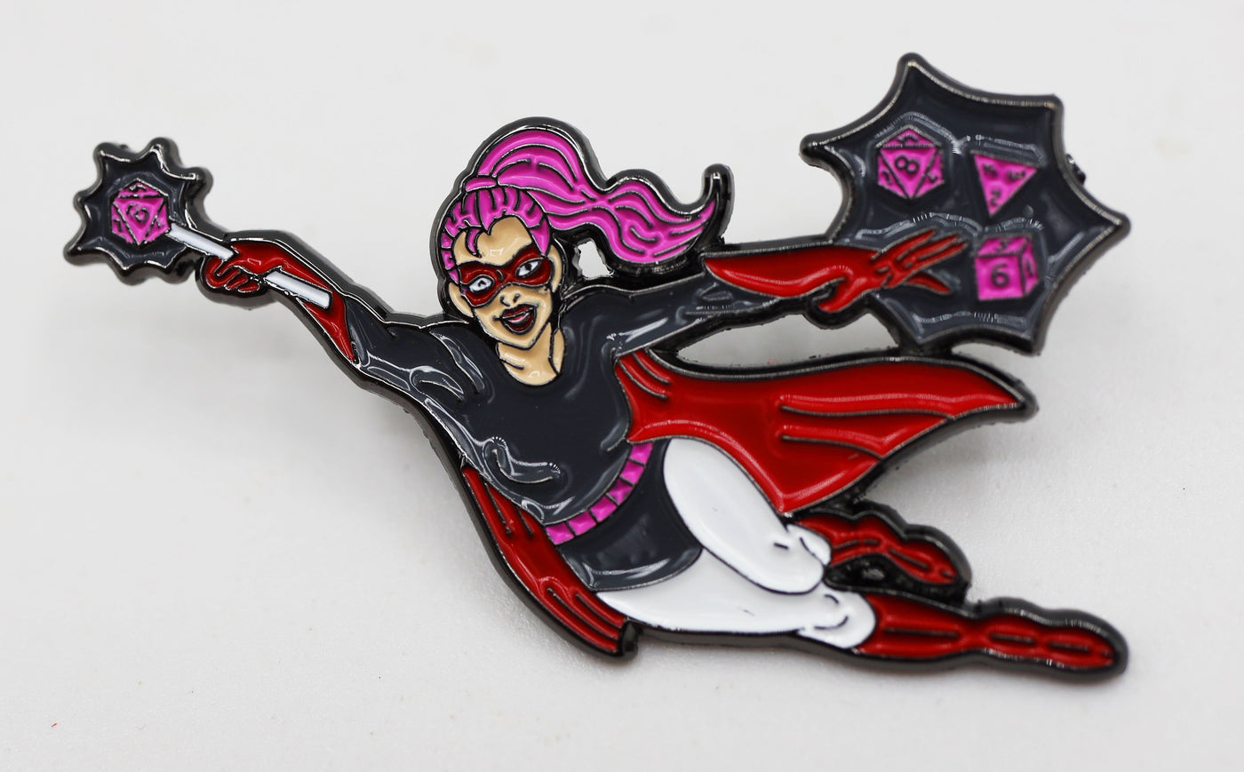 Pin Bazaar: Mighty D20 (Rose City Comic Con 2021) Enamel Pin Foam Brain Games
