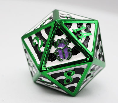 Mystery Loot: Trick or Treat 2 Metal Dice Foam Brain Games