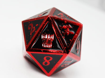 Mystery Loot: Trick or Treat 2 Metal Dice Foam Brain Games