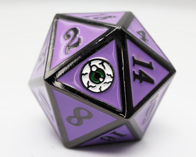 Mystery Loot: Trick or Treat 2 Metal Dice Foam Brain Games
