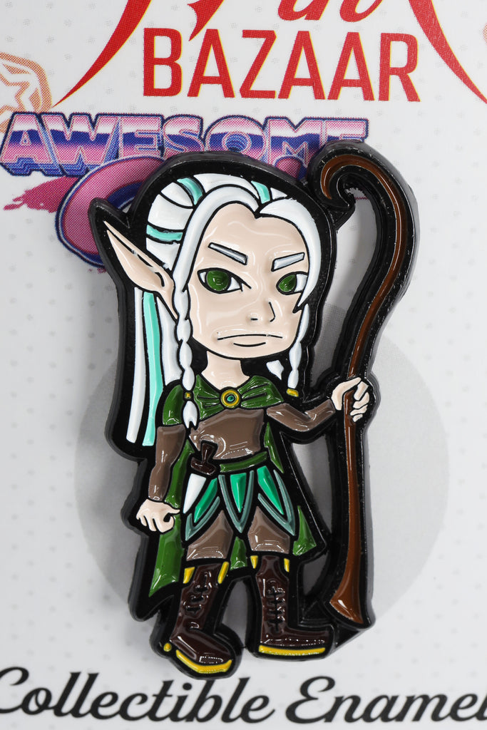 Pin Bazaar: Disapproving Elf (AwesomeCon 2022) Enamel Pin Foam Brain Games