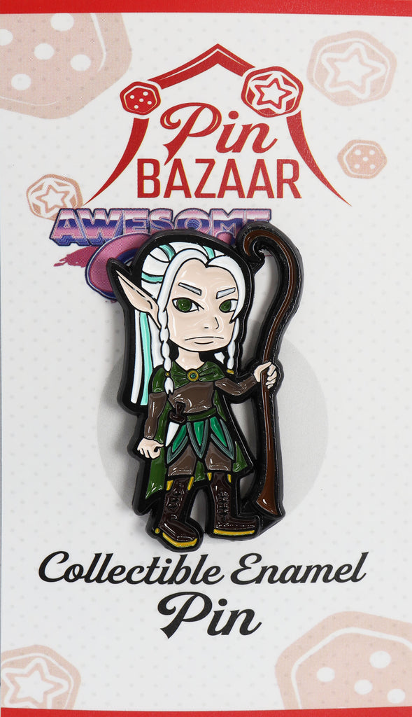 Pin Bazaar: Disapproving Elf (AwesomeCon 2022) Enamel Pin Foam Brain Games