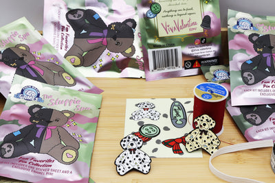 Foam Brain x Stuffie Spa: Fan Favorites Enamel Pin Foam Brain Games