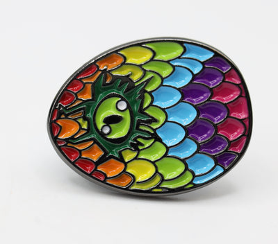 Dragon Egg Pin Enamel Pin Foam Brain Games