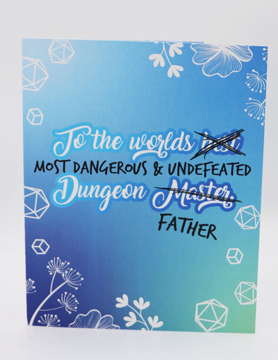 Fathers Day Card - Dungeon Greeting Card Foam Brain Games