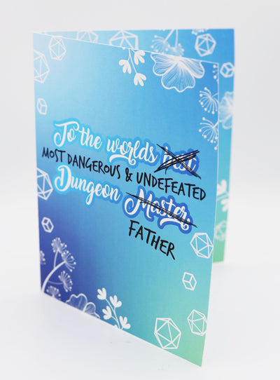 Fathers Day Card - Dungeon Greeting Card Foam Brain Games
