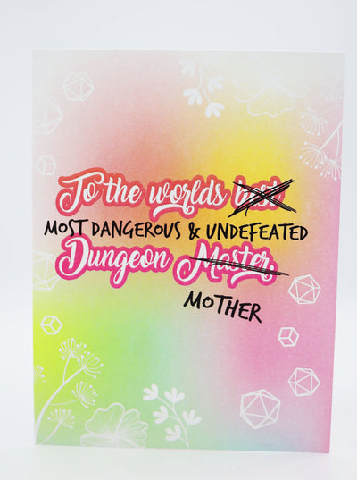 Mothers Day Card - Dungeon Greeting Card Foam Brain Games