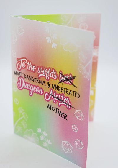 Mothers Day Card - Dungeon Greeting Card Foam Brain Games