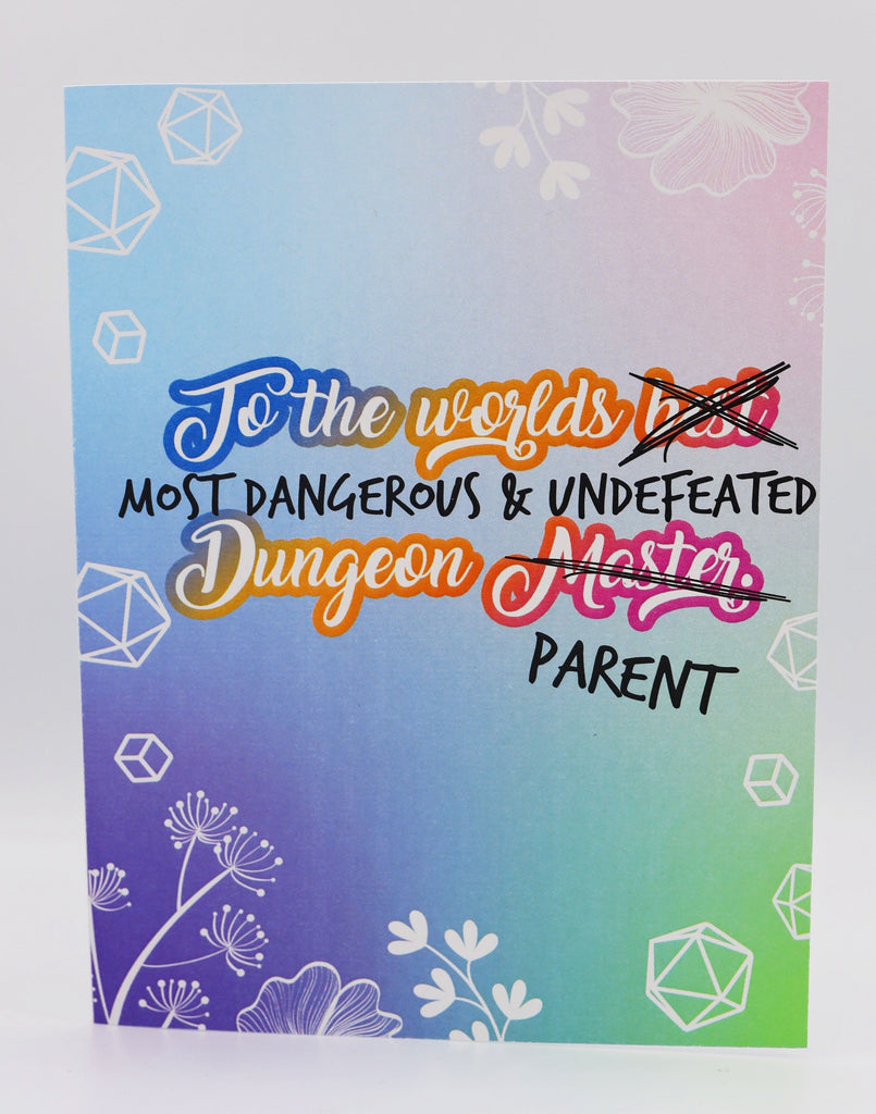 Parents Day Card - Dungeon Greeting Card Foam Brain Games