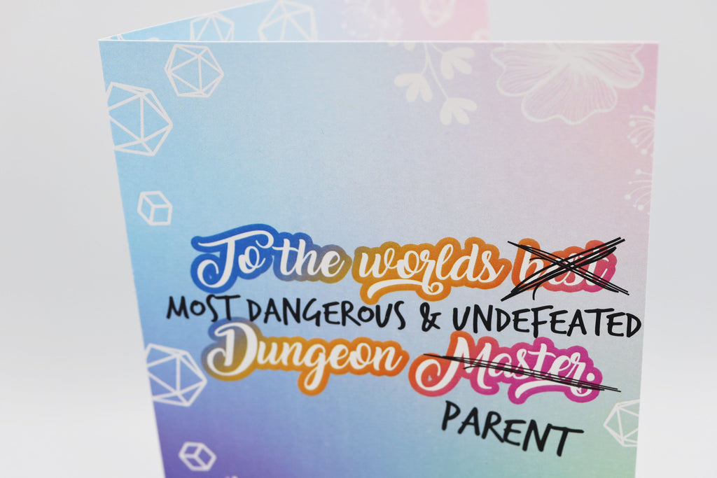 Parents Day Card - Dungeon Greeting Card Foam Brain Games