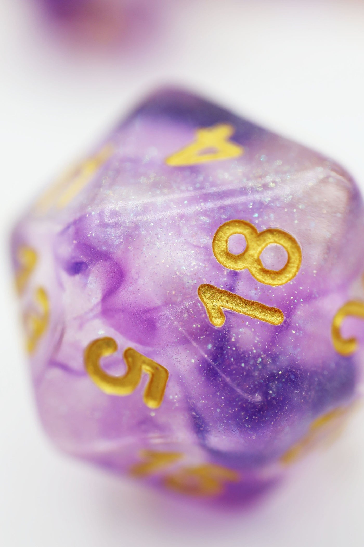 Electric Iris RPG Dice Set Plastic Dice Foam Brain Games