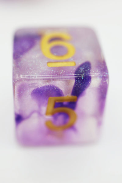Electric Iris RPG Dice Set Plastic Dice Foam Brain Games