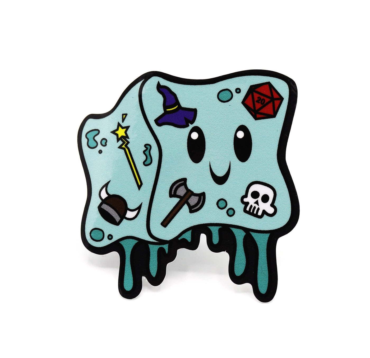 Monster Index Sticker: Gelly Cube Stickers Foam Brain Games