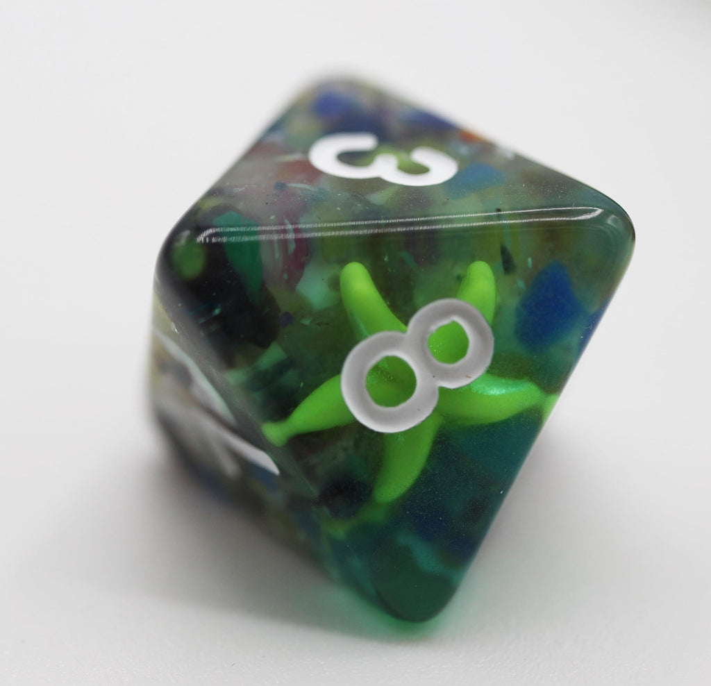 Starfish Tank RPG Dice Plastic Dice Foam Brain Games