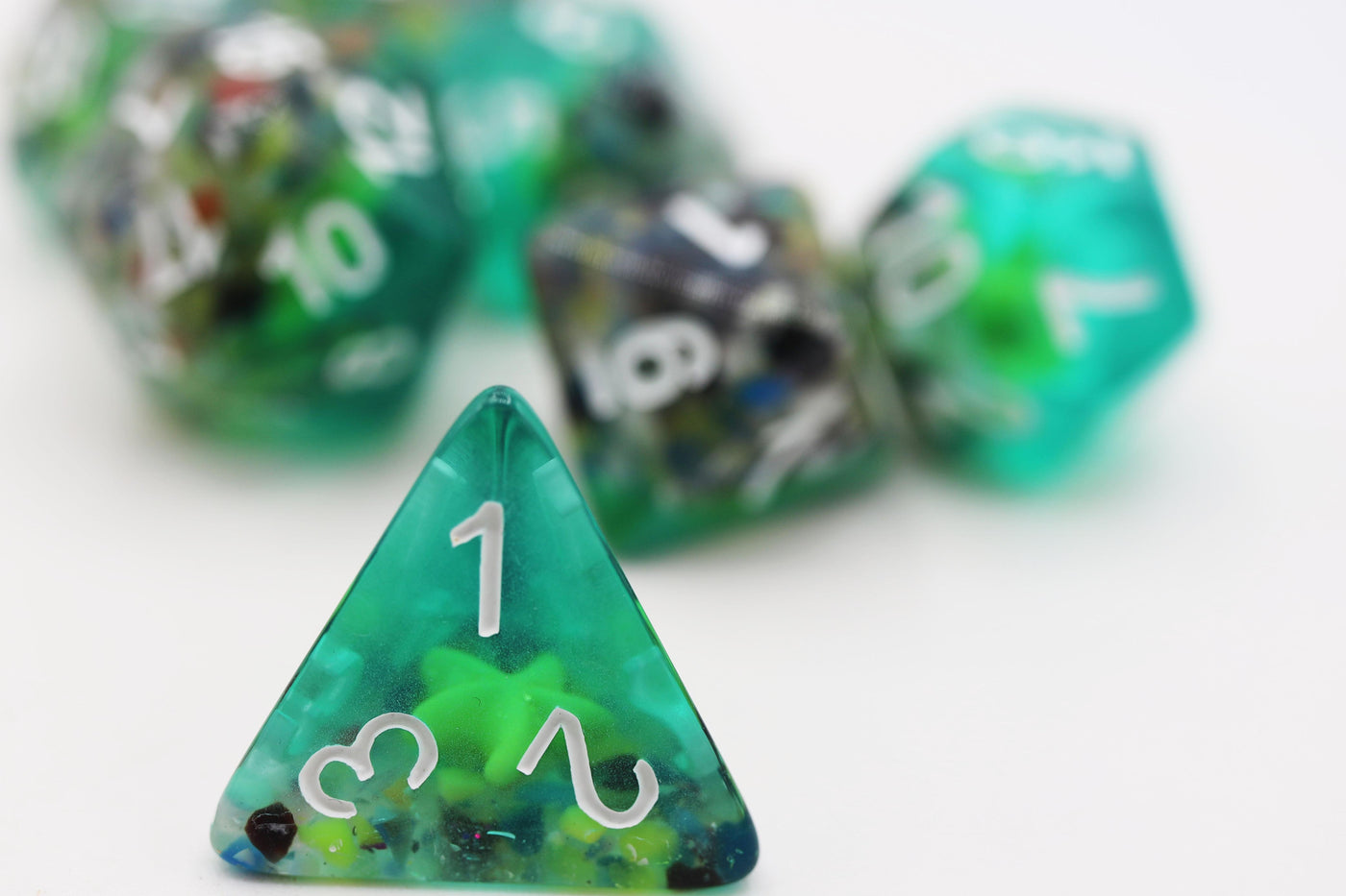 Starfish Tank RPG Dice Plastic Dice Foam Brain Games