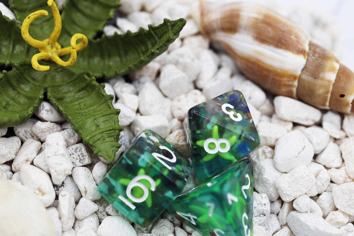 Starfish Tank RPG Dice Plastic Dice Foam Brain Games