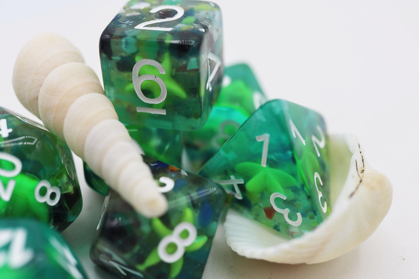 Starfish Tank RPG Dice Plastic Dice Foam Brain Games